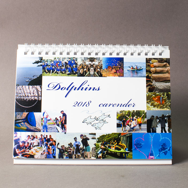「dolphins 様」製作のオリジナルカレンダー