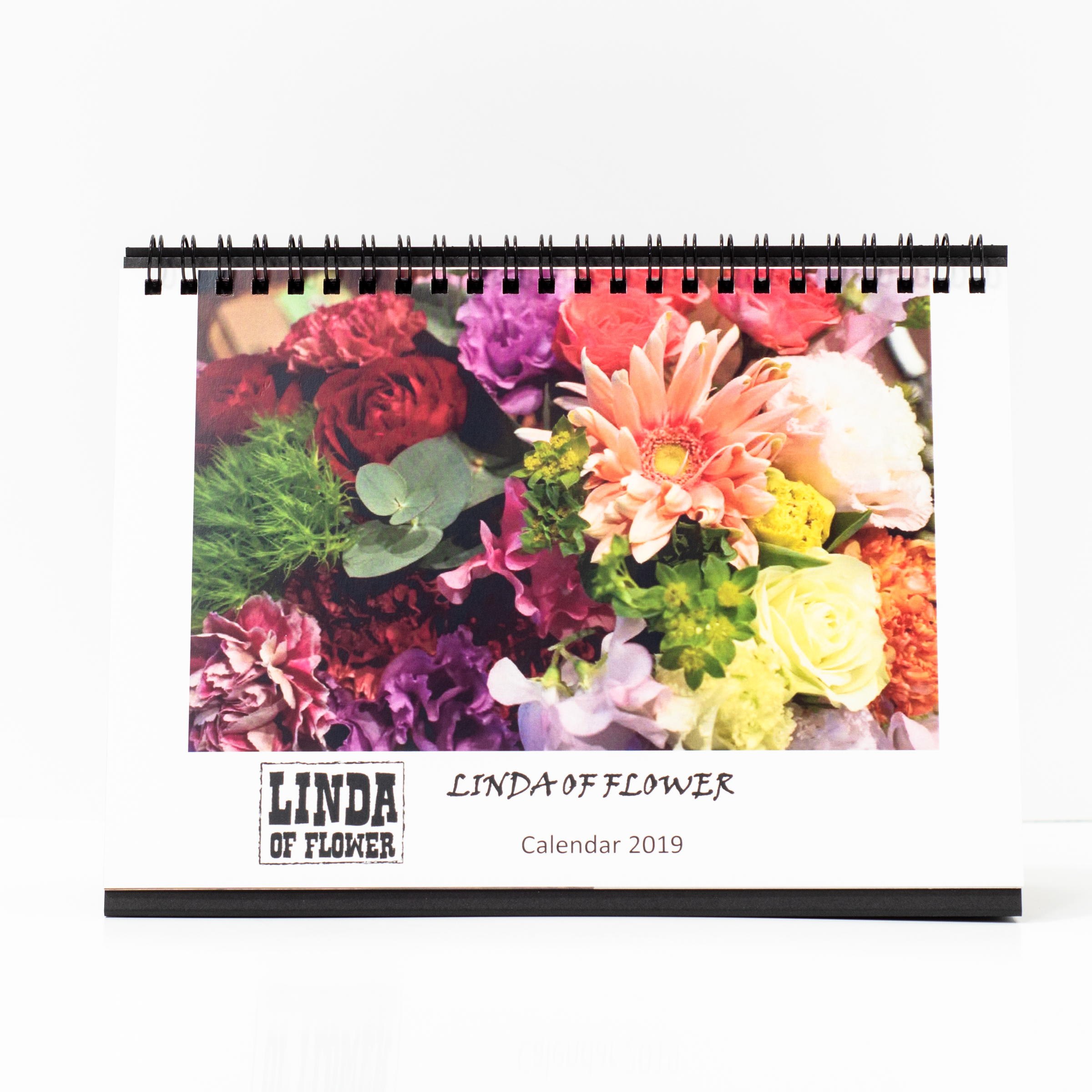 「LINDA OF FLOWER 様」製作のオリジナルカレンダー