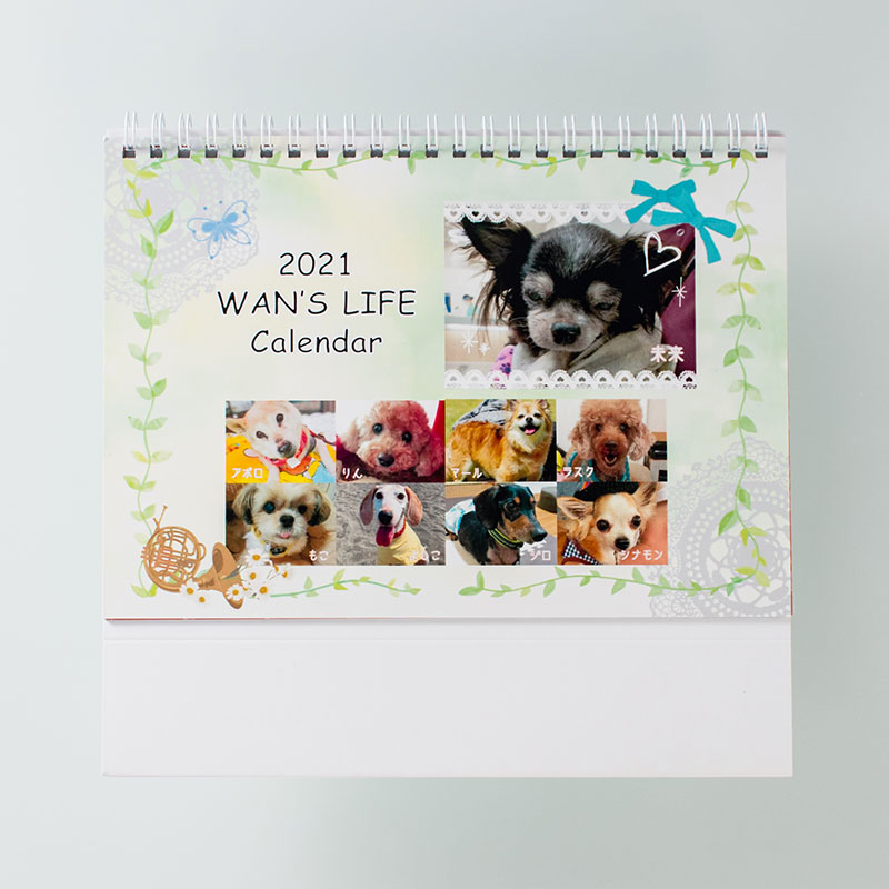 「WAN’S LIFE湘南里親 様」製作のオリジナルカレンダー