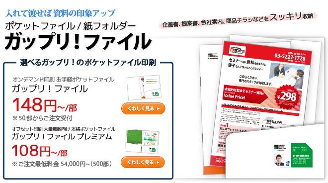 ポケットファイル/ガップリ！ファイル