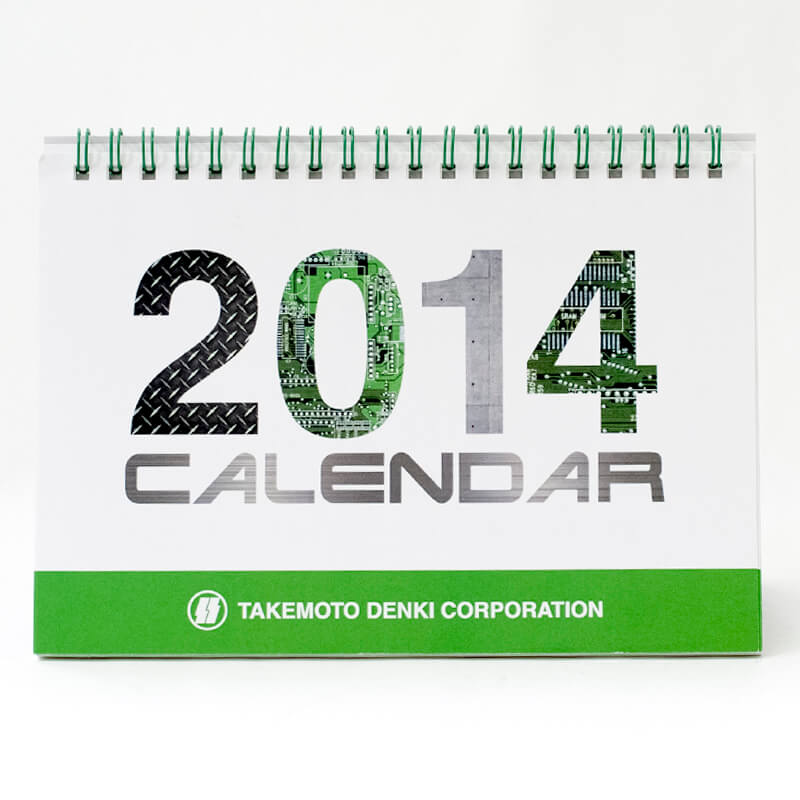 「タケモトデンキ株式会社 様」製作のオリジナルカレンダー
