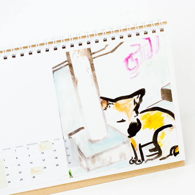 「大場 綾（イラスト）／松尾 美恵子（デザイン） 様」製作のオリジナルカレンダー ギャラリー写真3