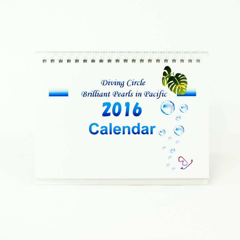 「Diving Circle Brilliant Pearls 様」製作のオリジナルカレンダー