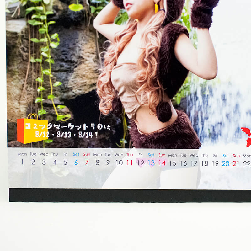 「ziu 様」製作のオリジナルカレンダー ギャラリー写真2