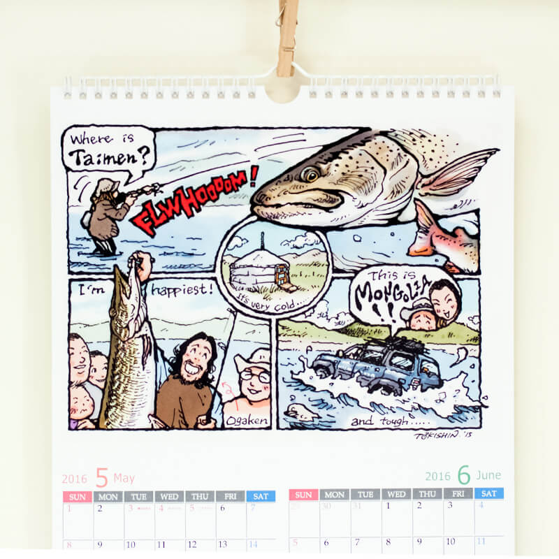 「株式会社ジェットスロウ 様」製作のオリジナルカレンダー ギャラリー写真2