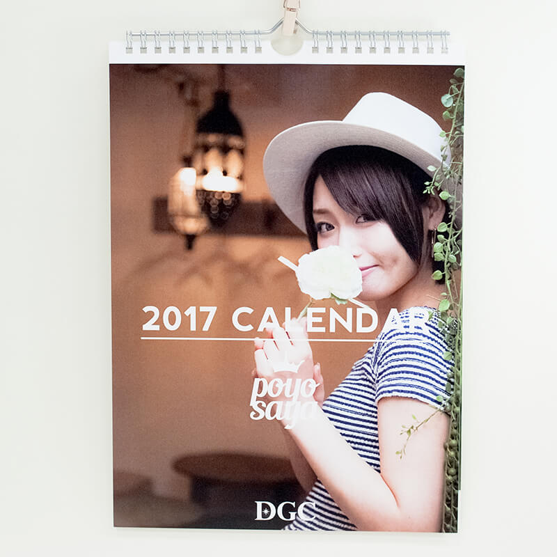 「DGC(ダーツガールズコレクション) 様」製作のオリジナルカレンダー