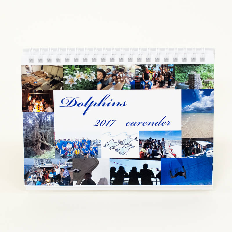 「dolphins 様」製作のオリジナルカレンダー