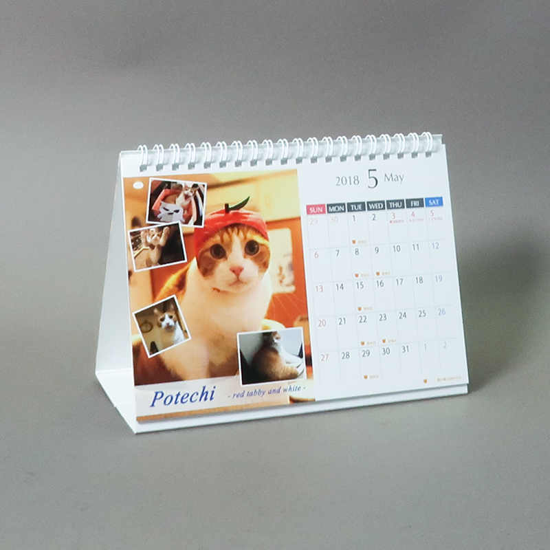 「猫喫茶「猫の箱」 様」製作のオリジナルカレンダー ギャラリー写真1