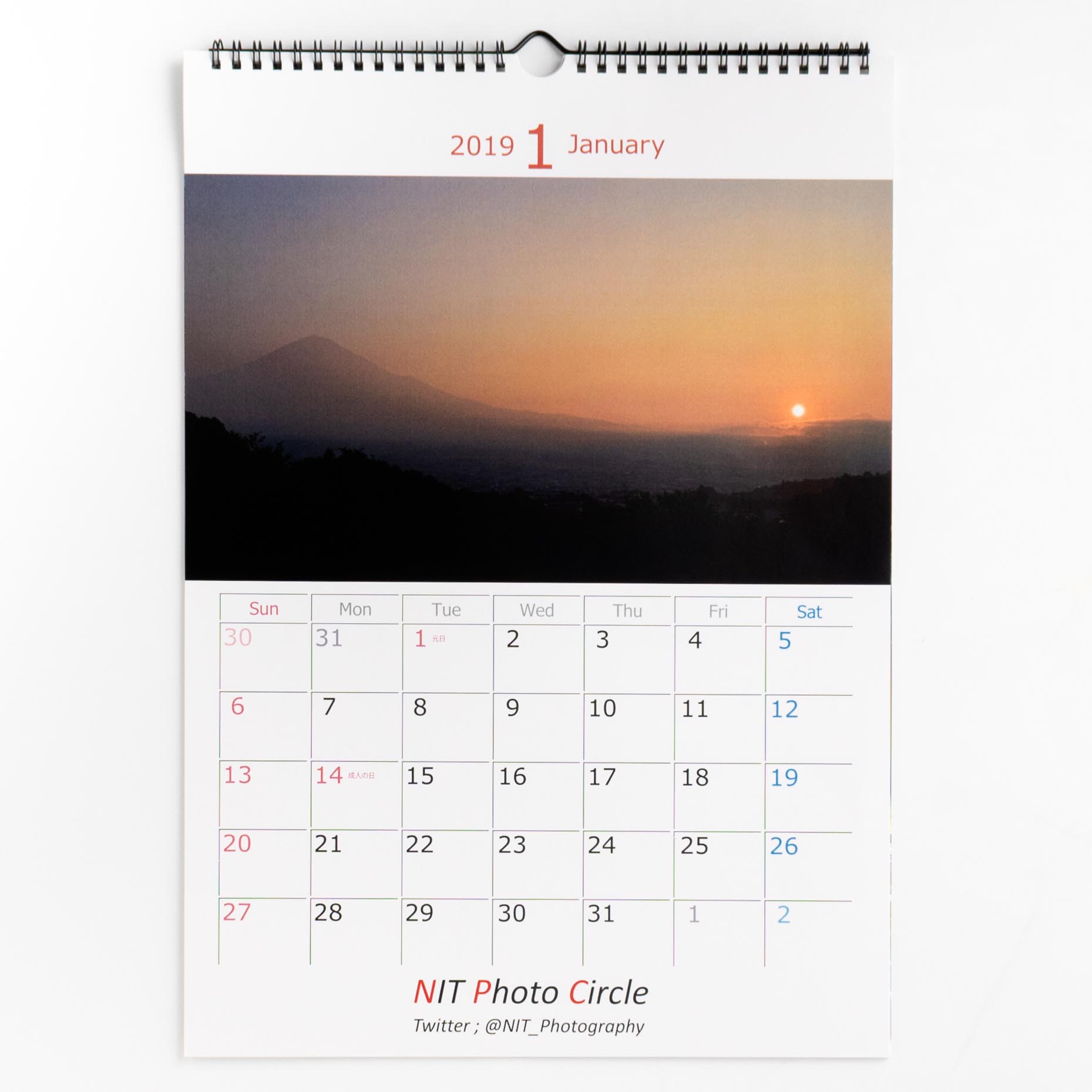 「NIT写真サークル 様」製作のオリジナルカレンダー ギャラリー写真1