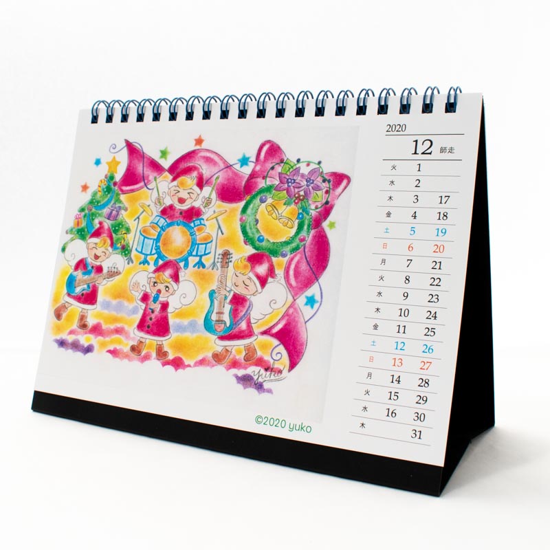 「パステル画作家　小川　ゆうこ 様」製作のオリジナルカレンダー ギャラリー写真2