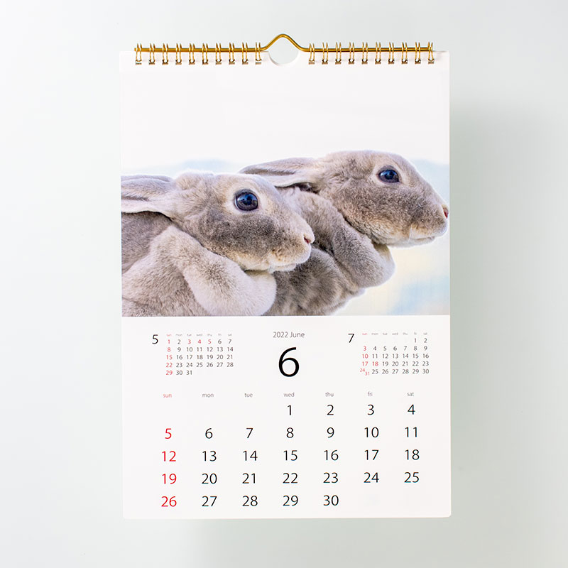 「Time is Bunny 様」製作のオリジナルカレンダー ギャラリー写真2
