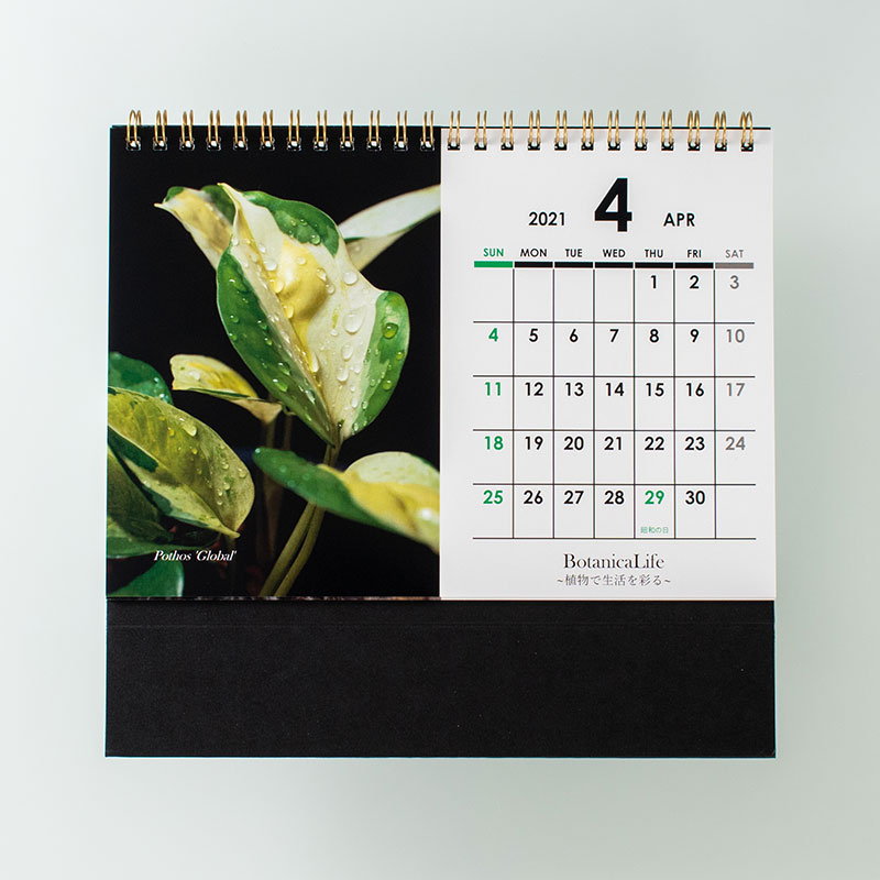「BotanicaLife　RANMARU 様」製作のオリジナルカレンダー ギャラリー写真1