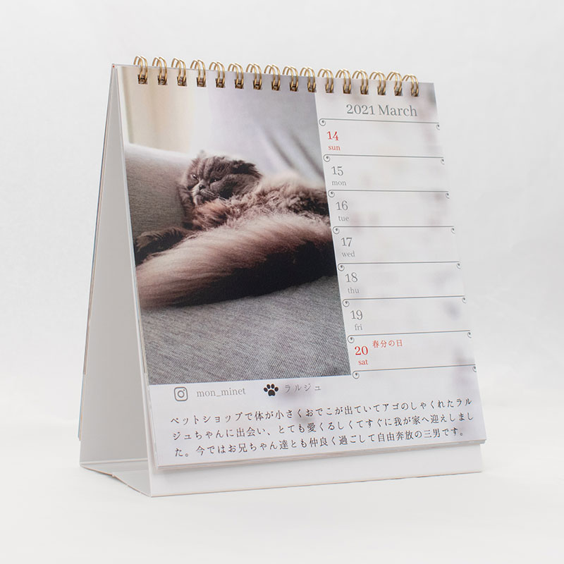 「株式会社シフト 様」製作のオリジナルカレンダー ギャラリー写真1