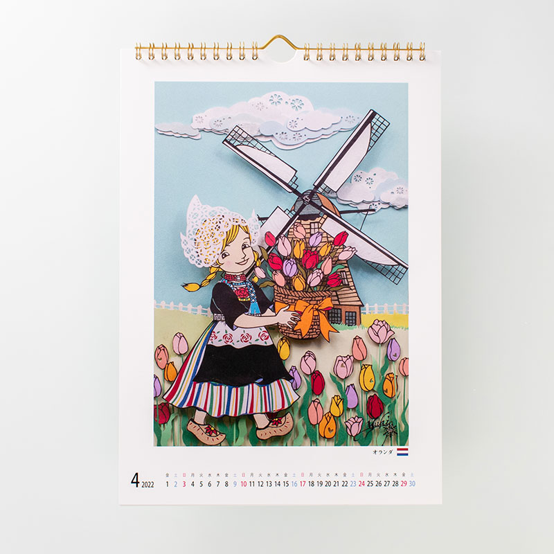 「岡島  由紀子 様」製作のオリジナルカレンダー ギャラリー写真1