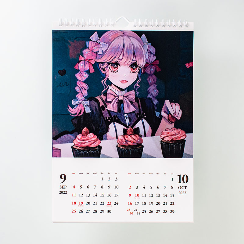 「ＡＲＴ　ＧＡＬＬＥＲＹ　ＭＩＮ 様」製作のオリジナルカレンダー ギャラリー写真2