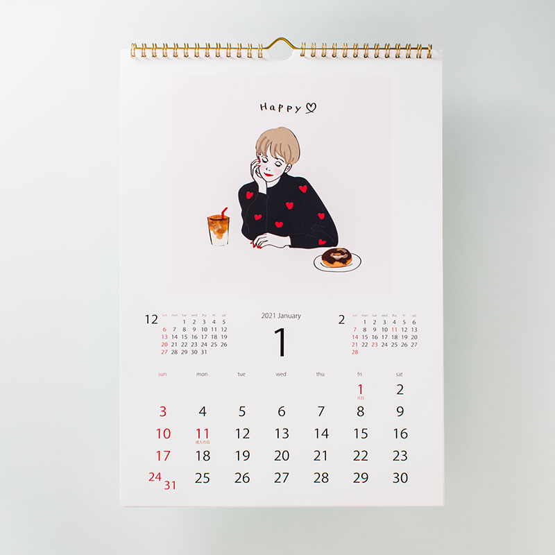 「HOSHINO TWINKLE 様」製作のオリジナルカレンダー ギャラリー写真1