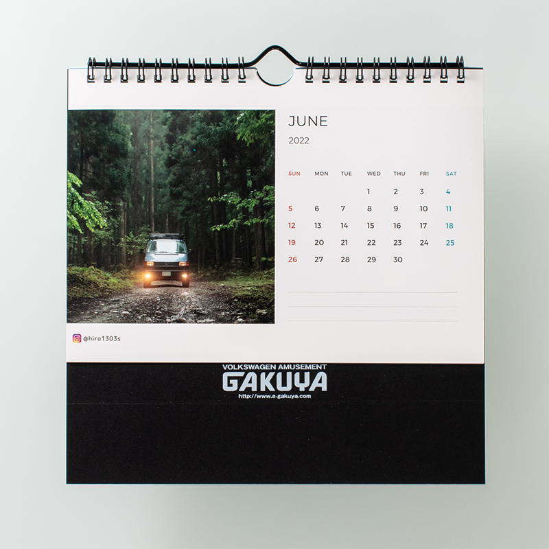 「株式会社GAKUYA 様」製作のオリジナルカレンダー ギャラリー写真1