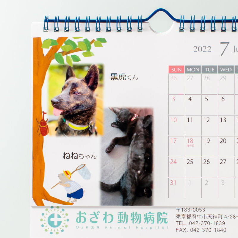 「小澤 友美 様」製作のオリジナルカレンダー ギャラリー写真3