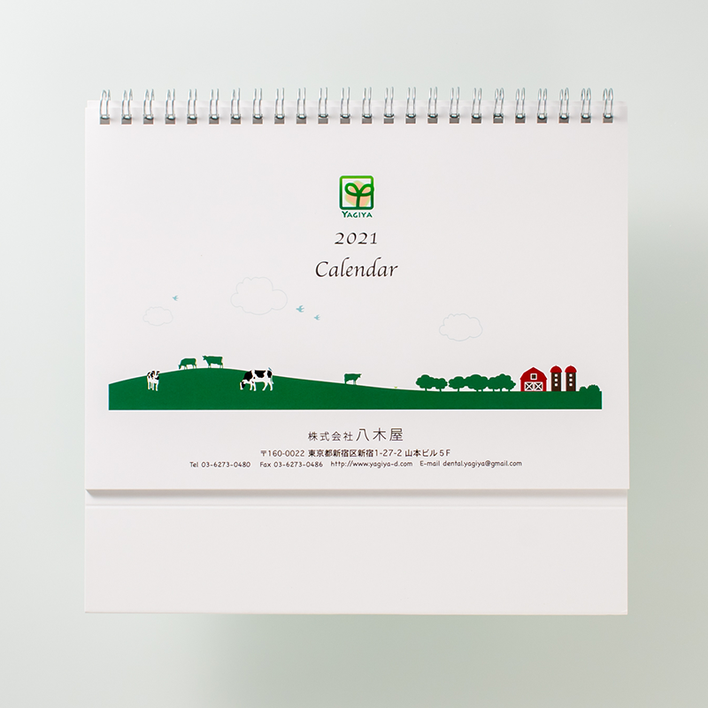 「株式会社八木屋 様」製作のオリジナルカレンダー