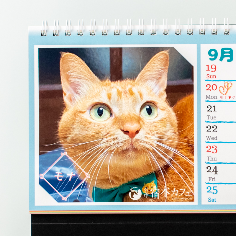 「宿木カフェ 様」製作のオリジナルカレンダー ギャラリー写真3