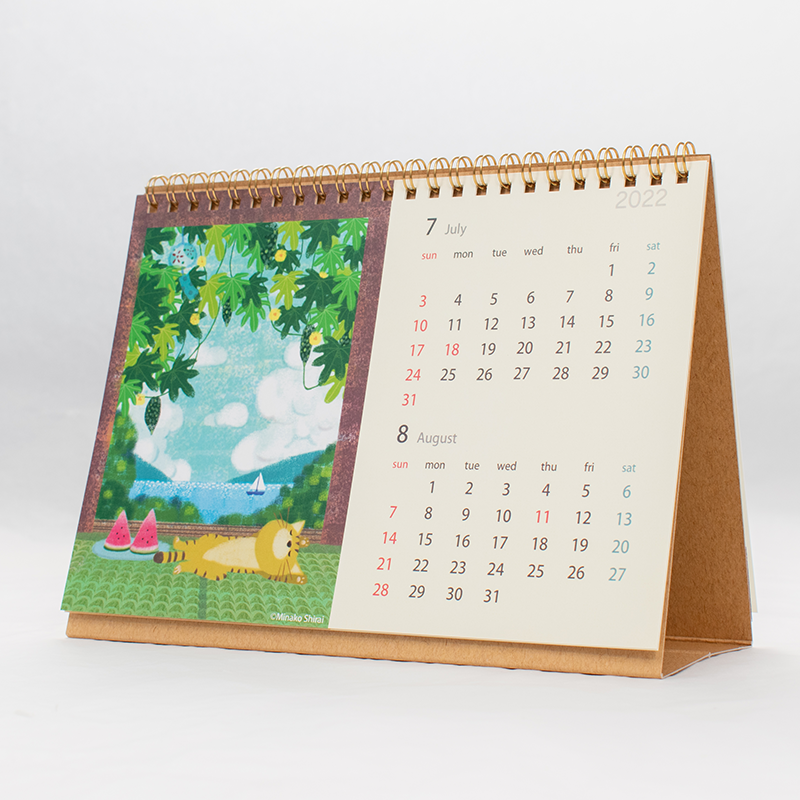 「白井　美奈子 様」製作のオリジナルカレンダー ギャラリー写真2