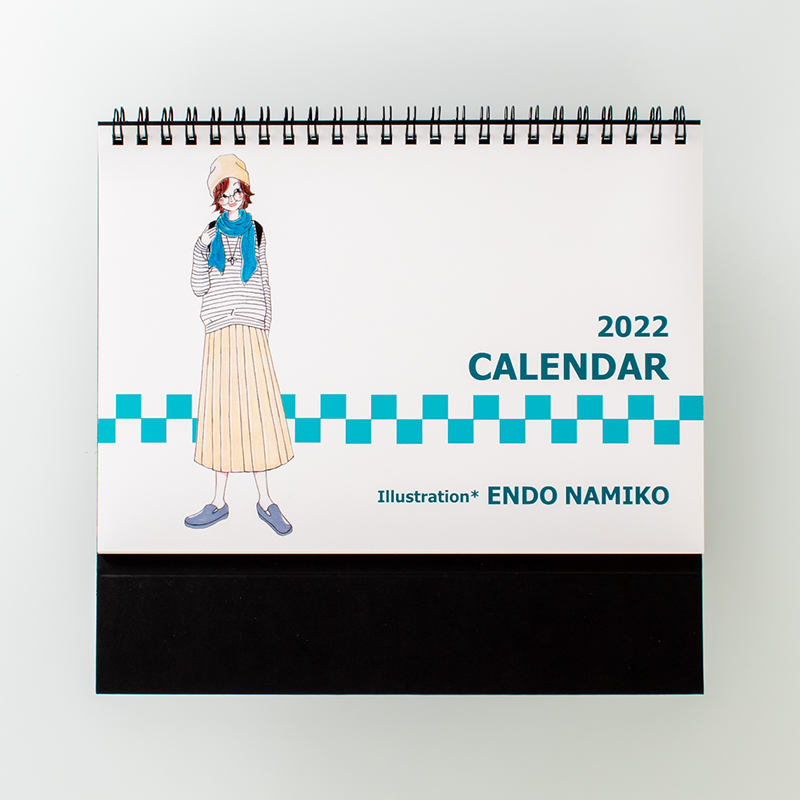 「イラストレーター　遠藤ナミコ 様」製作のオリジナルカレンダー