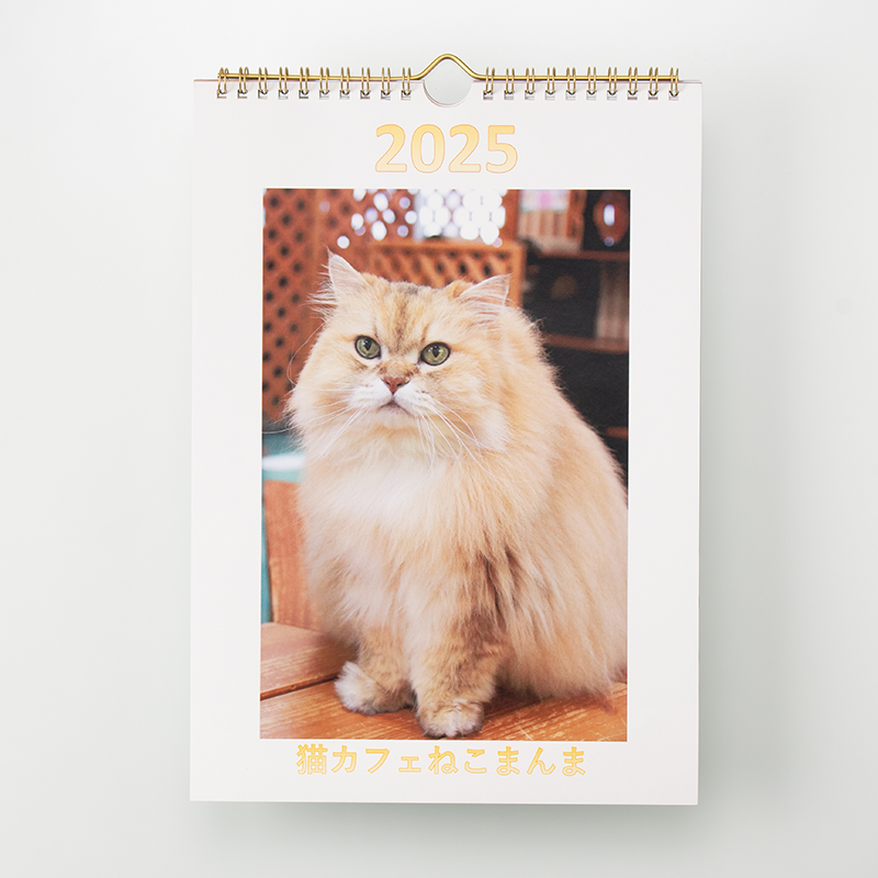 「猫カフェねこまんま 様」製作のオリジナルカレンダー