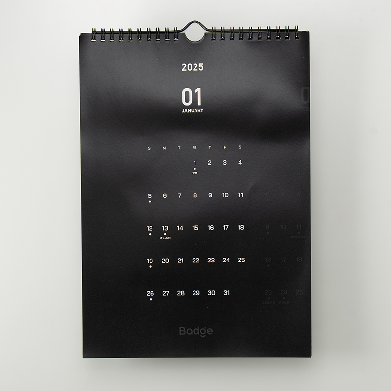 「株式会社Badge 様」製作のオリジナルカレンダー ギャラリー写真1