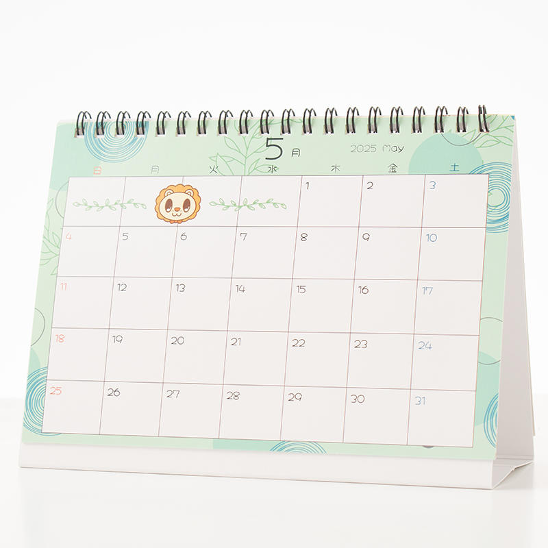 「リズムあそび教室 様」製作のオリジナルカレンダー ギャラリー写真2