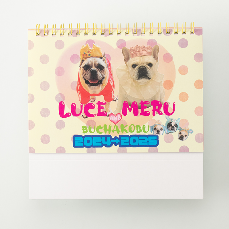 「Luce&Meru 様」製作のオリジナルカレンダー