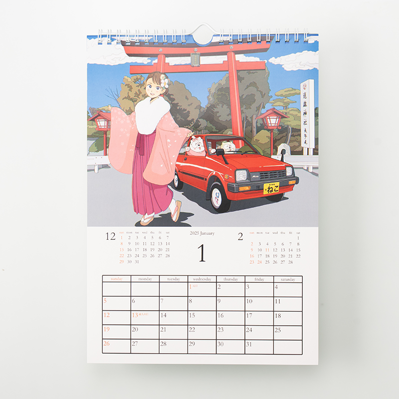 「たぬねこごろんた 様」製作のオリジナルカレンダー ギャラリー写真1