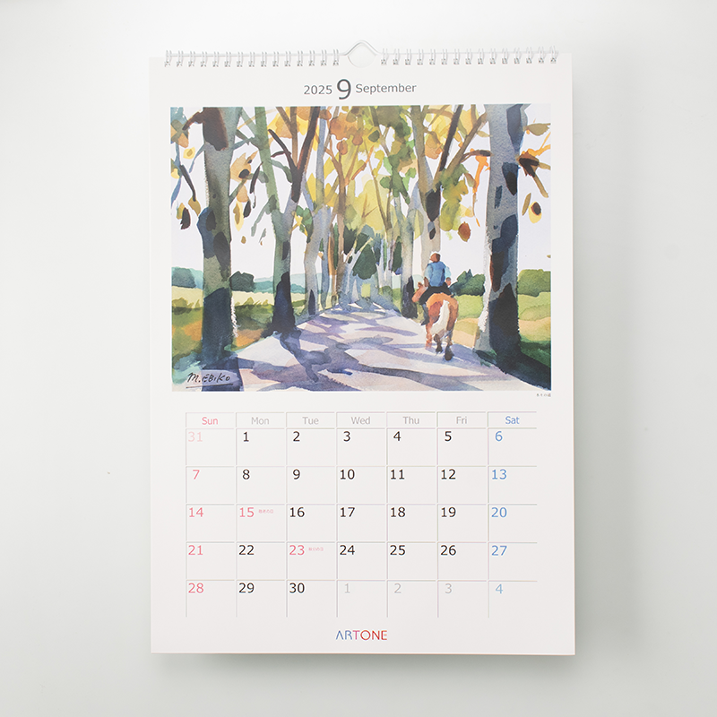 「株式会社ギャラリー銀座アルトン 様」製作のオリジナルカレンダー ギャラリー写真2