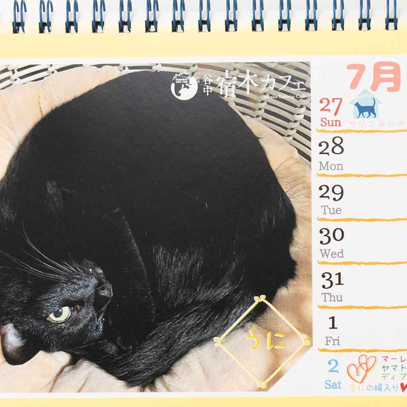 「宿木カフェ 様」製作のオリジナルカレンダー ギャラリー写真3