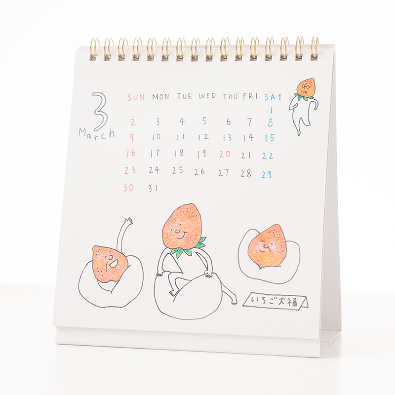 「Nanakagawa illustration 様」製作のオリジナルカレンダー ギャラリー写真2