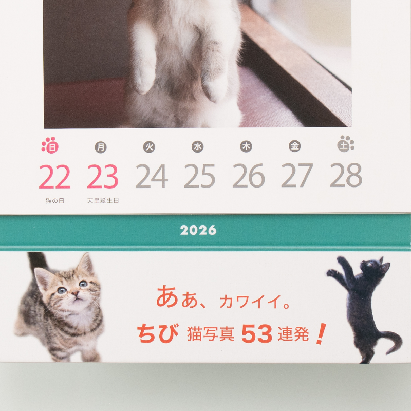「有限会社風呂猫 様」製作のオリジナルカレンダー ギャラリー写真2
