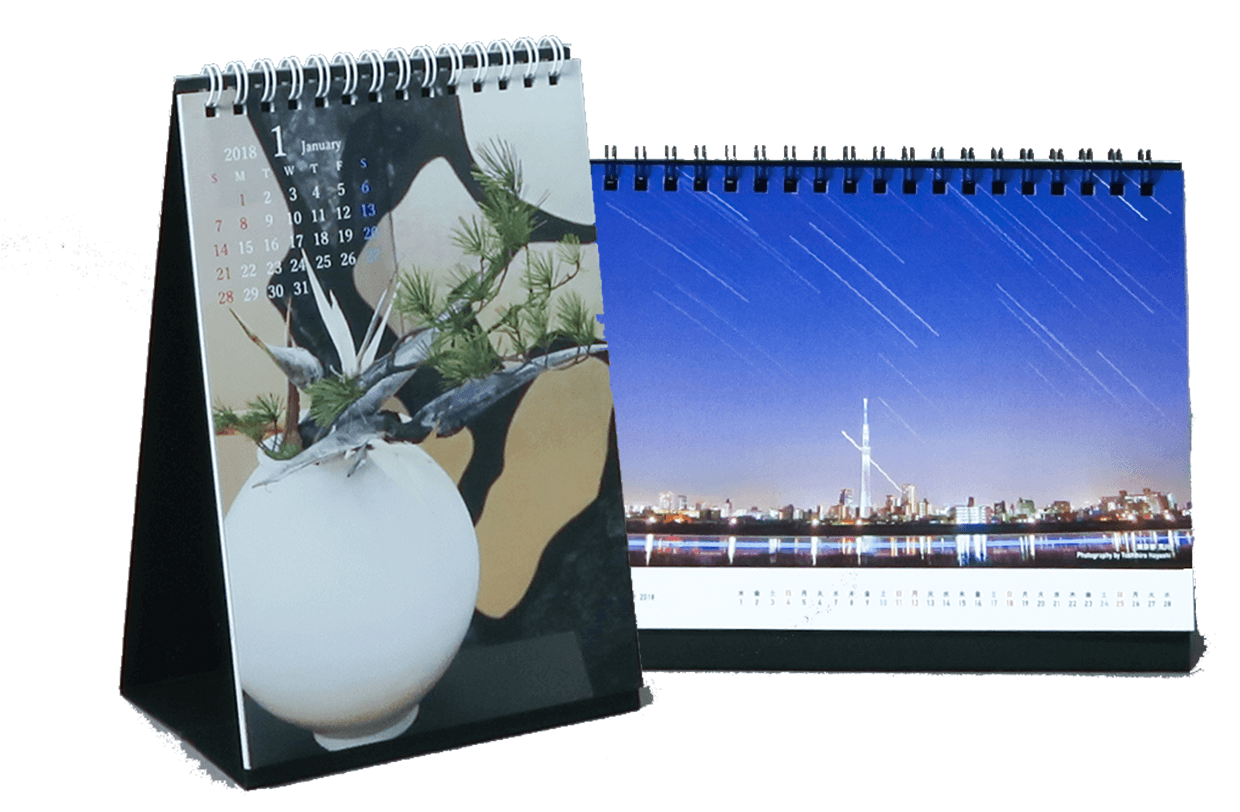 オリジナルグッズとしてのオリジナルカレンダー オリジナルカレンダーの印刷 作成 製作なら ガップリ