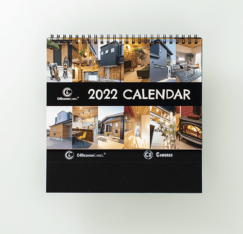 株式会社シーフォーデザインレーベル様製作のオリジナルカレンダー「C4 DESIGN LABEL CALENDAR」