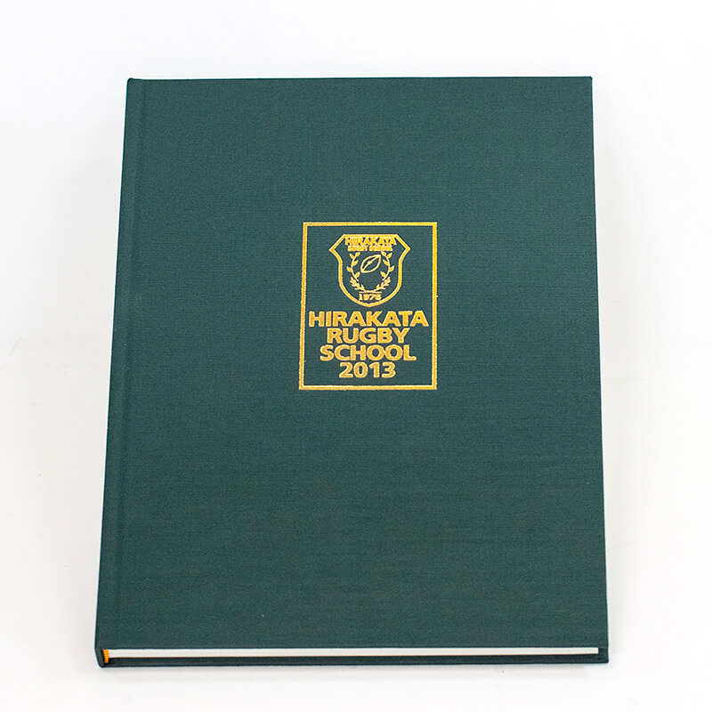 「枚方ラグビースクール 様」製作の上製本/ハードカバー製本冊子