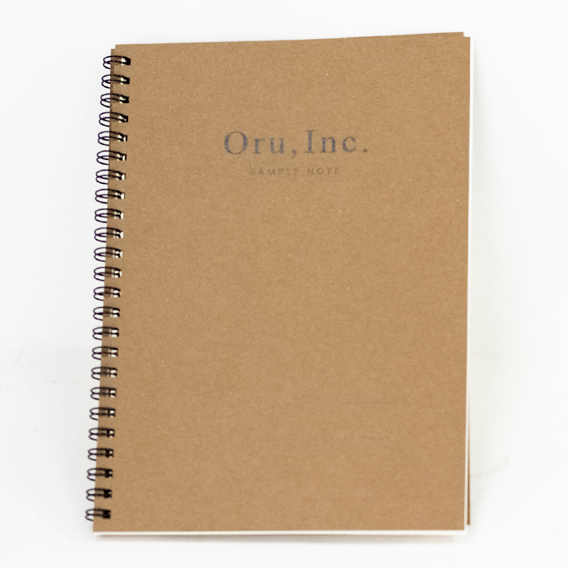 「株式会社Oru 様」製作のリング製本冊子