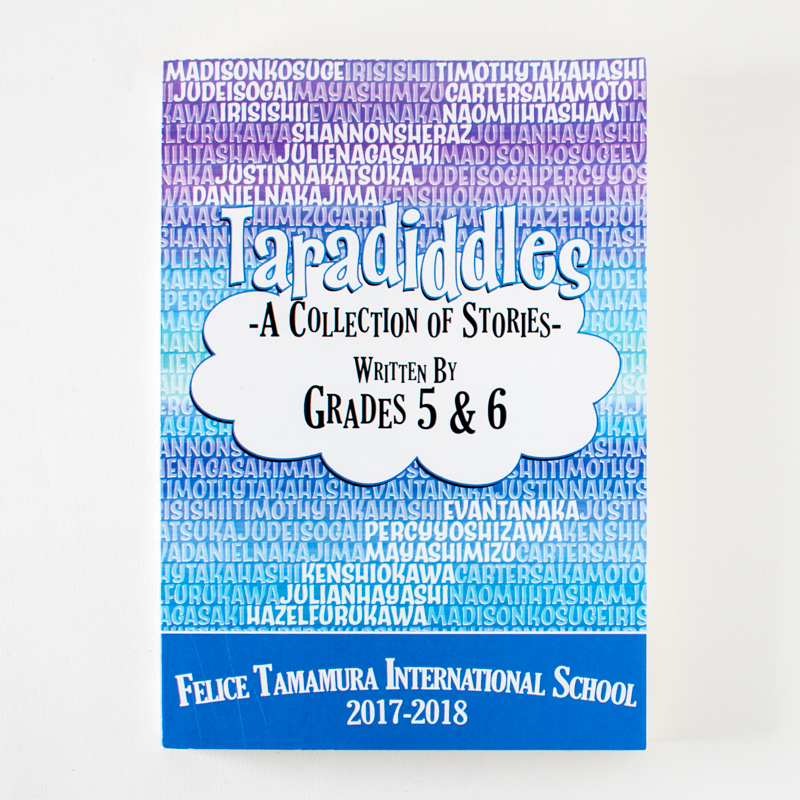 「フェリーチェ玉村国際小学校５・６年生 様」製作のくるみ製本冊子