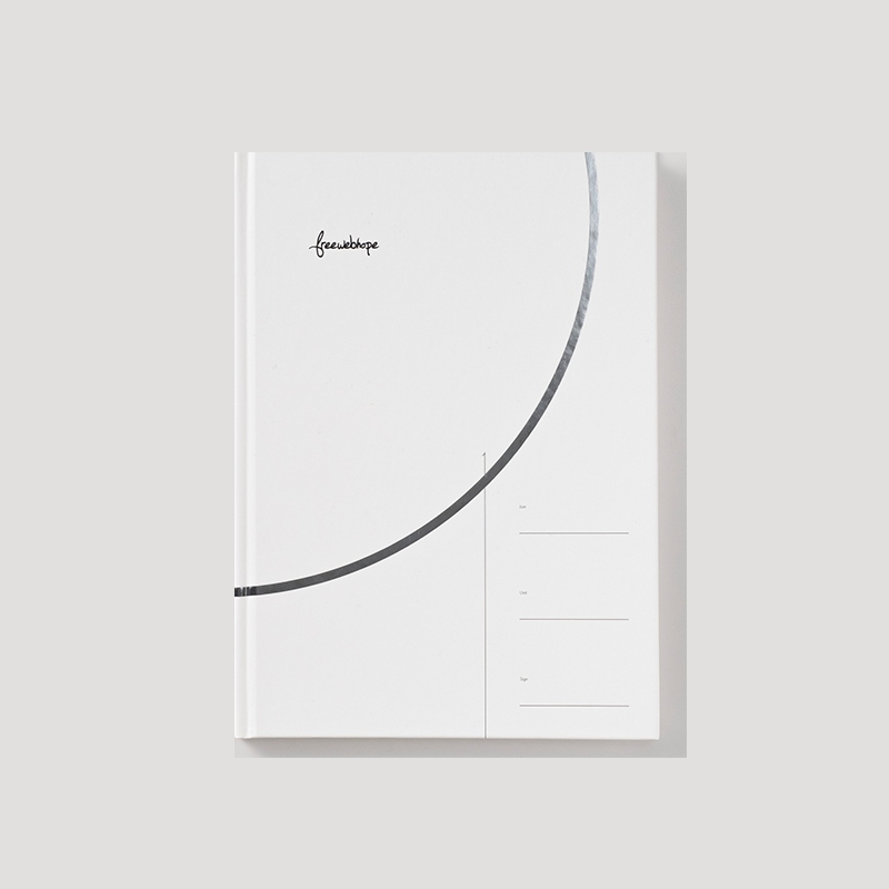 「株式会社free web hope 様」製作の上製本/ハードカバー製本冊子