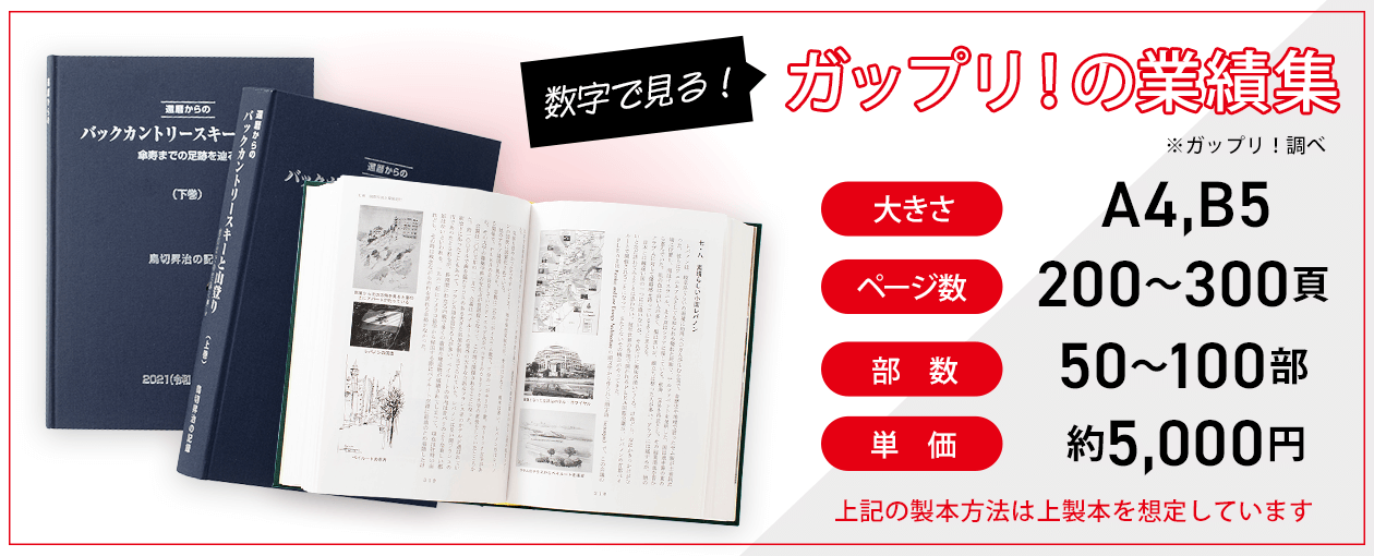 数字で見るガップリ！の業績集