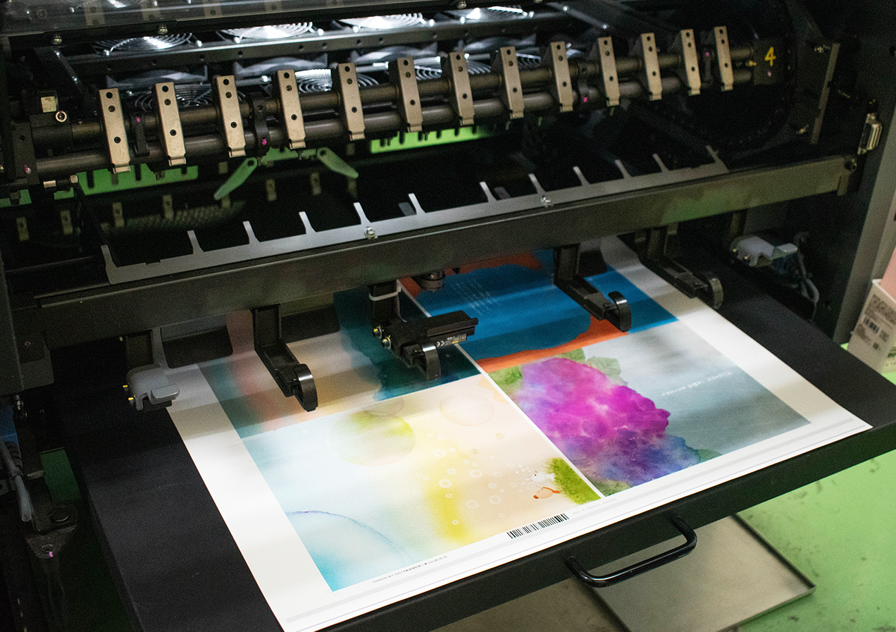 色彩豊かな印刷ができるガップリ！の「超高精細デジタル印刷」