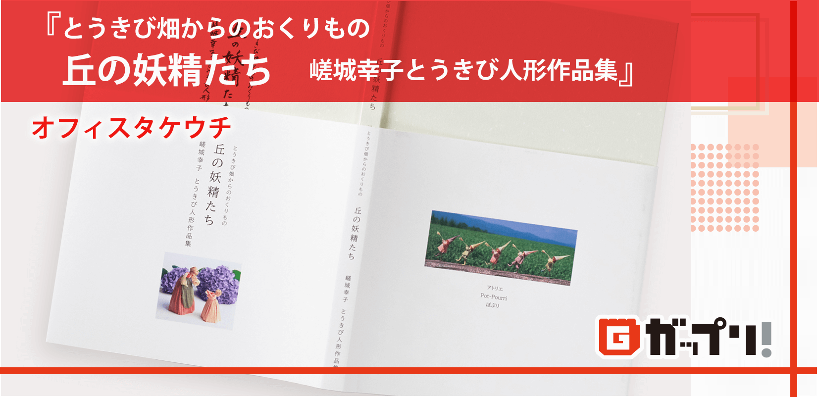『とうきび畑からのおくりもの　丘の妖精たち　嵯城幸子とうきび人形作品集』