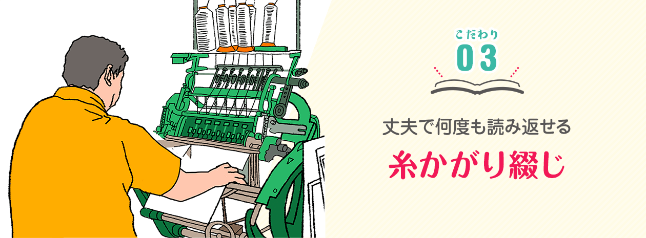 丈夫で何度でも読み返せる糸かがり綴じ