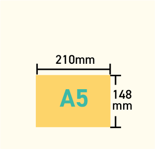 A5横（縦148mm横2210mm）