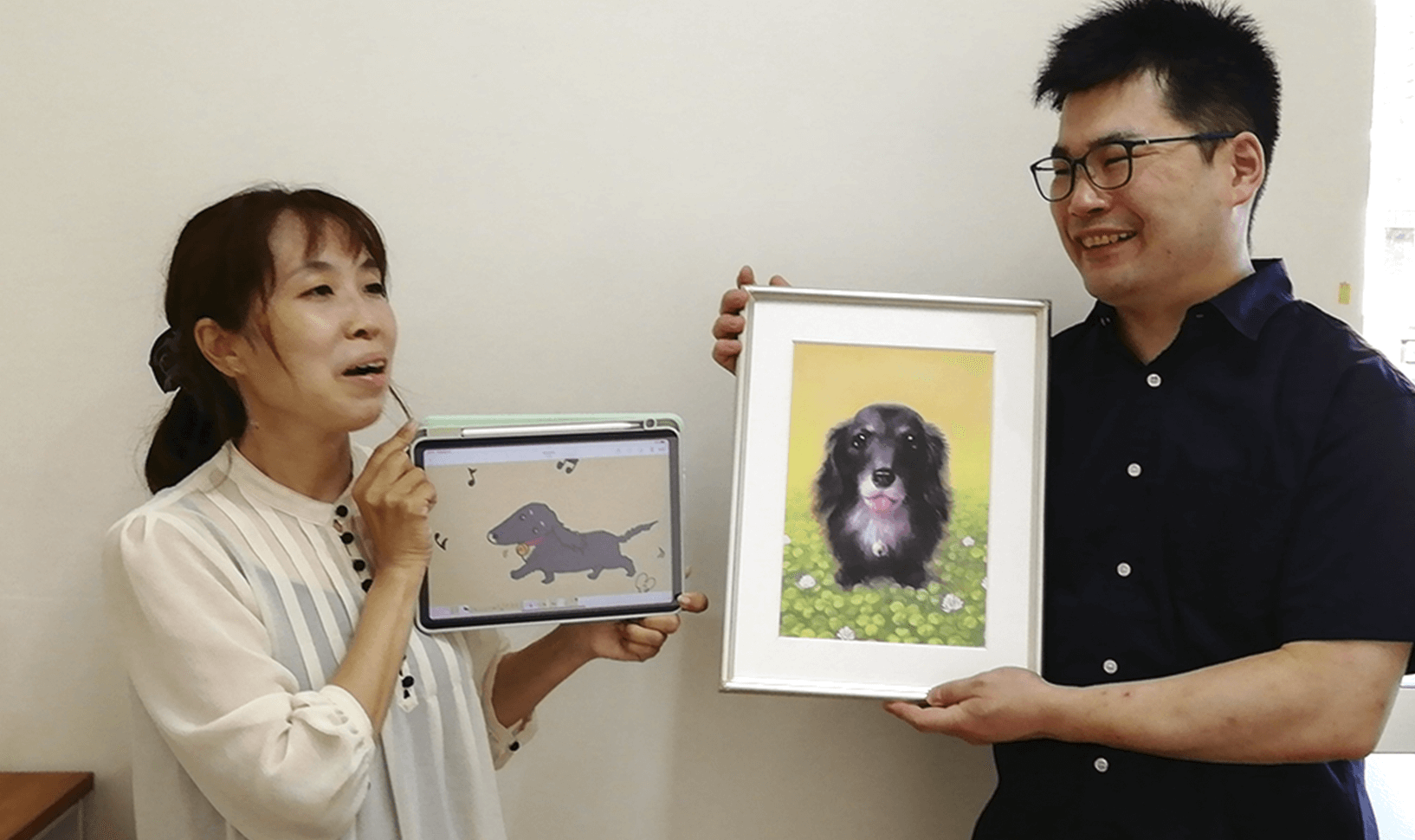 今回プロジェクトに協力された、まえのさん(左)、青野さん(右)