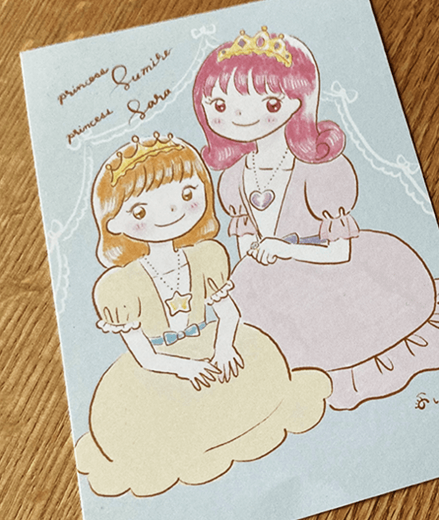 絵本の世界から飛び出したキャラクターが、可愛いカードに！