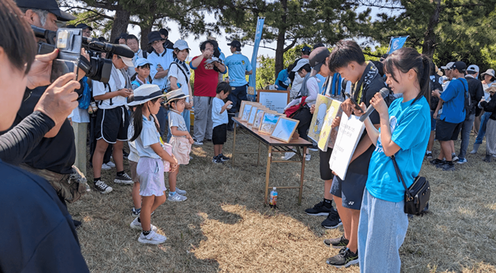 200回記念イベントでの朗読の様子